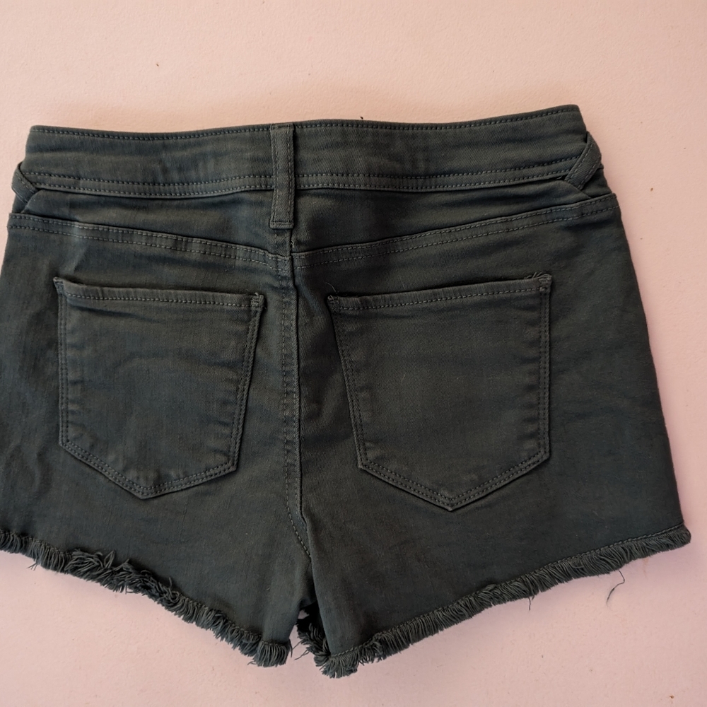 Celebrity Pink, Denim/Jean, Shorts, Green, Size 1/25, NWOT - Picture 2 of 4